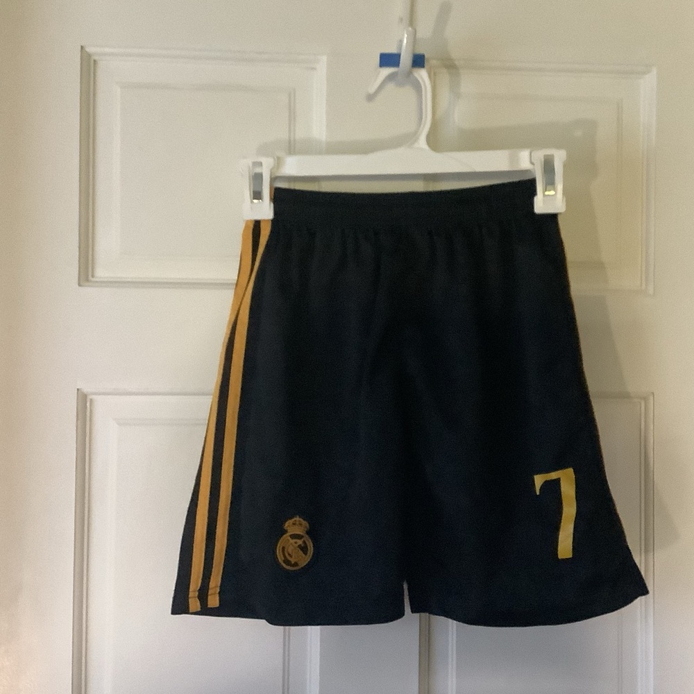Vinicius Junior Number 7 Soccer Shorts Real Madrid youth sized 28